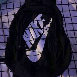 Nike Black and White Backpack